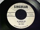 TOPS An Innocent Kiss/Walkin With My Baby RARE '57 DOO-WOP GROUP 45 wlp SINGULAR