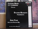 LUCIANO BERIO EE CUMMINGS JOHN CAGE BUSSOTTI LP S/8003