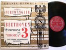 FURTWANGLER VPO Urania URLP 7095 RARE LP BEETHOVEN Eroica EX