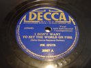 Ink Spots I DON'T WANT TO SET THE WORLD ON FIRE / HEY DOC