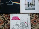 Pink Floyd vintage vinyl LPs - Dark Side Of The Moon, Wish You Were Here, Relics