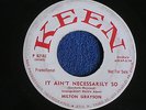 Milton Grayson/It Ain't Necessarily So-You're a Part of Me/WLP/Keen P 82102/EX