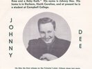 JOHNNY DEE ON COLONIAL -  PROMO   WITH PICTURE SLEEVE AND INSERT