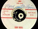Teddy Redell 45 Judy Rockabilly Country Bopper Vaden 116 VG