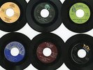 6 DOO-WOP 45s EBB TONES, PALS, SH-BOOMS, CADILLACS, PENTAGONS & CURTIS LEE
