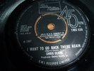 CHRIS CLARK..I WANT TO GO BACK THERE AGAIN.. RARE UK1ST ISSUE MOTOWN TMG 638