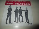 BEATLES - SHE LOVES YOU - SWAN US 1965 BLACK/SILVER LABEL W/PIC SLEEVE