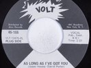Crossover Soul 45 CHARMELS As Long As I've Got You VOLT HEAR promo
