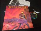 MEGADETH - PEACE SELLS LP + OIS 1986 DMM RARE PRIVATE METAL/METALLICA/OVERKILL