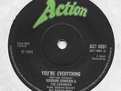 NORMAN JOHNSON & SHOWMEN: YOU'RE EVERYTHING / OUR LOVE (ACTION 4601) 99.9% MINT
