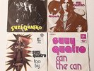 4 Suzi Quatro Singles Can The Can 48 Crash Too Big Glad All Over Portugal Glam
