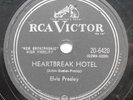 ELVIS PRESLEY Heartbreak Hotel / I was the one CANADA 1956 RCA 20-6420 ORIG 78