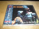 IRON MAIDEN -RUN TO THE HILL'S- VERY HARD TO FIND ITALIAN-JAPANESE PRESS OBI NEW