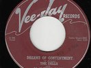 DELLS - Vee-Jay 166 - Dreams of Contentment / Zing - 1955 DOO-WOP 45 (strong VG)