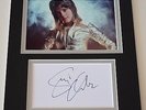 Suzi Quatro Signed Autograph 10x8 photo mount display Rock Music AFTAL COA