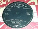 ELVIS PRESLEY Bossa Nova Baby RARE UK 1963 Oversize SOLID CENTRE RCA 1374  DEMO?