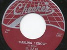 El Rays - Darling I Know / Christine on Checker