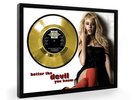 Kylie Minogue Better The Devil You Know Framed Gold Disc Display Vinyl (C1)