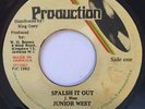 JUNIOR WEST - SPLASH IT OUT - PRODUCTION ( VERY RARE KILLER ROOTS 7 )