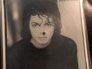 Michael Jackson Square Man In The Mirror   Picture Disc Rare