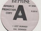 Ral Donner I got burned Reprise R 20141 EX Demo