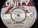 JOHN HOLT / BUNNY LEE SOMETIMES / LASH-LA-RUE OG UK UNITY RECORDS 7