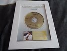 Michael Jackson Thriller Disc gold rare