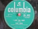 Paul Anka / I Love You, Baby & Tell Me That You Love Me (20-1013)