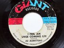 JO ARMSTEAD-I FEEL AN URGE COMING ON ON GIANT NORTHERN 45