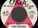 LEAH DAWSON You Got To Change NORTHERN SOUL 45 DJ Promo *hear*