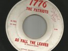 GARAGE JANGLER-  PATRIOTS-  AS FALL THE LEAVES  -HEAR -1966 IOWA 1776