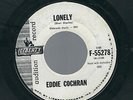 EDDIE COCHRAN: Lonely / Sweetie Pie 45 Audition Promo rare Rockabilly VG++ To EX