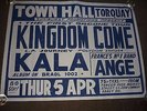 Kingdom Come (Arthur Brown)/Kala/Ange 1973 Torquay Concert Poster
