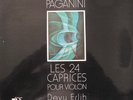 PAGANINI, 24 CAPRICES POUR VIOLON, DEVY ERLIH, TWO LP'S SET, DISQUES ADES, M-