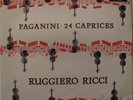 PAGANINI, 24 CAPRICES, RUGGIERO RICCI DECCA UK ED ONE, SXL 2194, EX/M-
