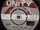 SLIM SMITH EVERYBODY NEEDS LOVE ORIGINAL UK UNITY 45 CLIP