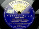 1348/ KURMARK-Orchester-Argonner-Marsch-Tod in Flandern-Marsch-Schellack