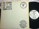 Rare 2 LP Jimi Hendrix -Live at the L.A. Forum 4/25/70 - RUBBER DUBBER Not TMOQ