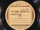78 RPM -- Victor Artists' Party DL-5, 1931 Victor 33 1/3 long play dealer demo