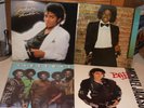 4 Michael Jackson Lps Thriller - Bad - Off the Wall and Jacksons