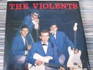 THE VIOLENTS WALK RIGHT IN 7” SWEDISH EP PS BLUE VINYL INSTRUMENTAL ROCK