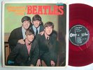 RED VINYL / THE BEATLES PLEASE PLEASE ME / ODEON EX COPY