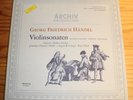 Eduard MELKUS Handel Complete Violin Sonatas 2-LP ARCHIV SAPM PROMO