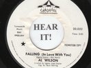 Al Wilson FUNK 45 (Carousel 30,052 PROMO) Falling (In Love With You)  M-