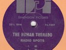THE HUMAN TORNADO Dimension Pictures blaxploitation radio Rudy Ray Moore 45 