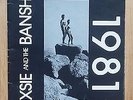 Siouxsie & The Banshees Vintage official 1981 Tour poster programme Cure Rare
