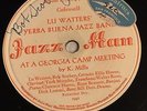 78 rpm Rare 4 Jazz records by Lu Waters signed by all members of band  grade E-
