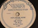 78 rpm Cole Porter show tunes by Lee Wiley on Liberty Music Shop grade VG+