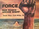 MAX ROACH ARCHIE SHEPP Force LP 2xLP UNITELEDIS BASE UNI 28796 Italy RARE NM