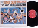 DAVE BRUBECK QUARTET Time Out COLUMBIA LP mono 6-eye promo